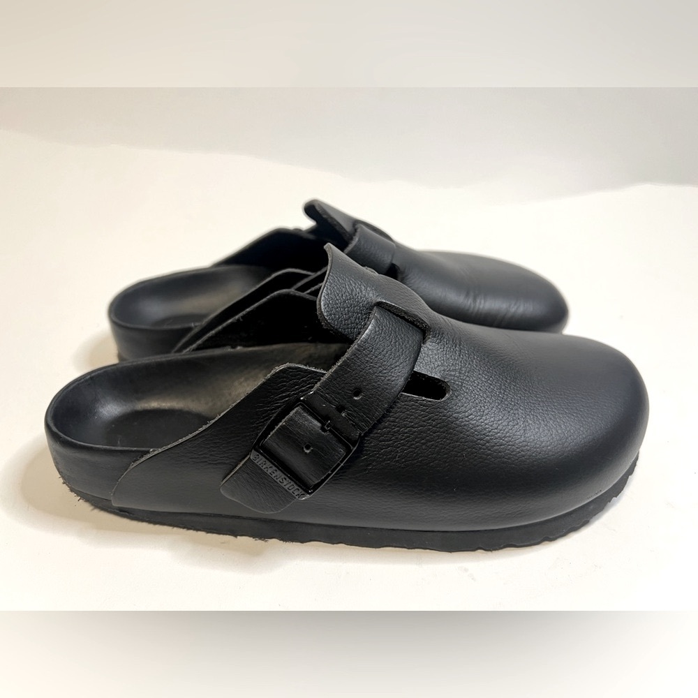 Birkenstock Black Leather Sandals